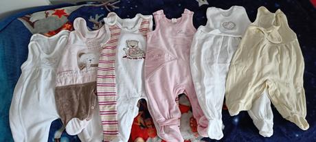 Balík oblečenia dievčatko veľkosť 0-3 mesiace, 50–62