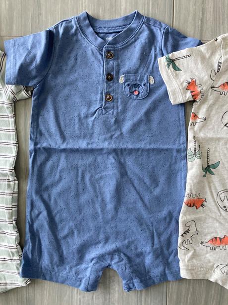 Overaly/opaľovačky 3ks carters 18m, top stav, carter's,86