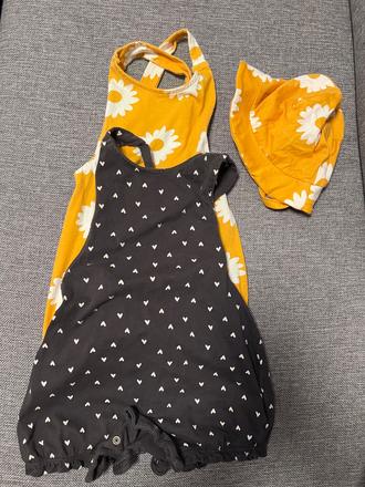 Opaľovačky a klobúčik 2ks, f&f,80