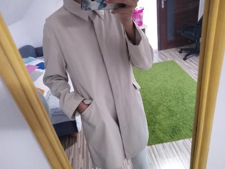 Plášť/ trenčkot na prechodné obdobie, 42