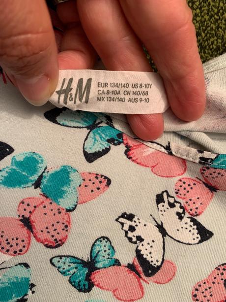 Letné šaty, h&m,134
