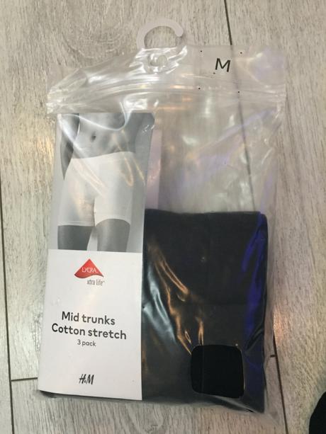 Panske boxerky m, 3ks, h&m,m