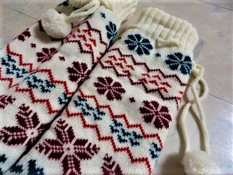 Kožušinové podkolienky 38/39, 38