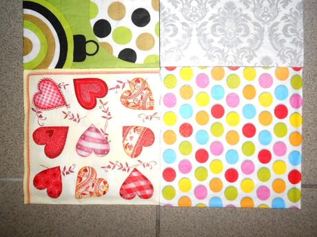 Rôzne kvalitné servítky na decoupage , stolovanie ,