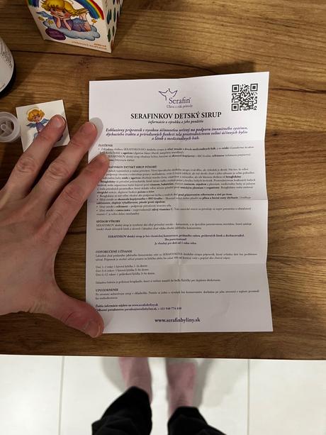 Detsky sirup na podporu imunity serafinko, 