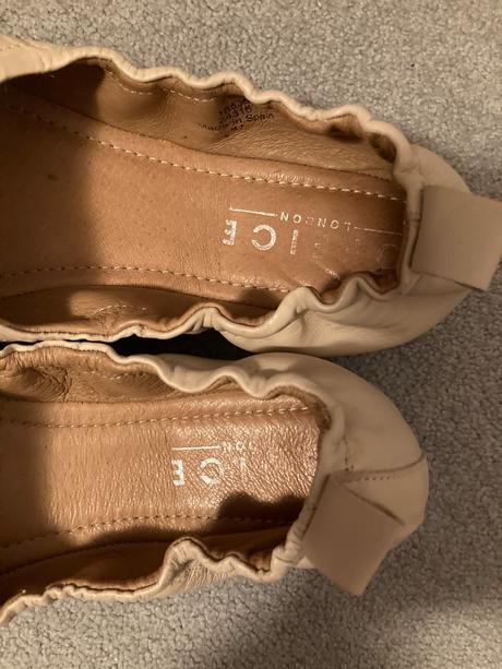 Office london ružové baleríny 41 / 40 balerínky, 41