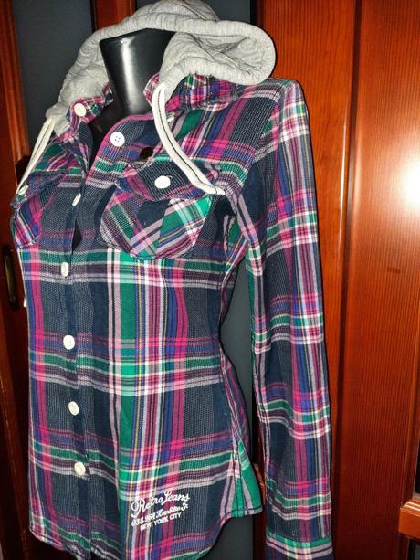 Košeľa retro jeans veľ.s, s