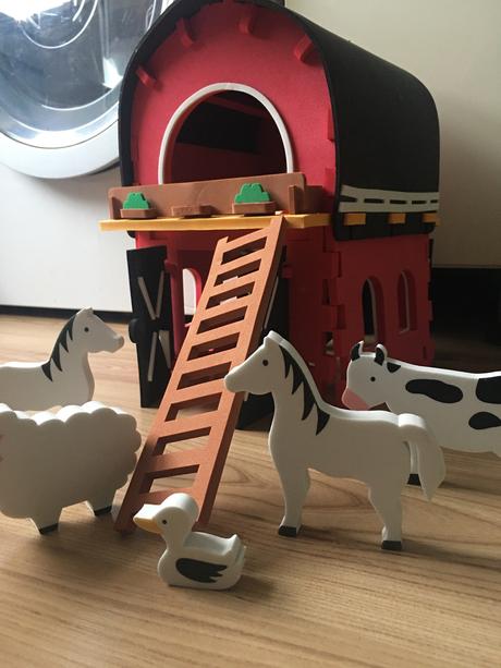 Penové puzzle hračka farma, 