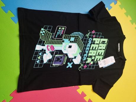 Tričká 3 ks, minecraft, 152