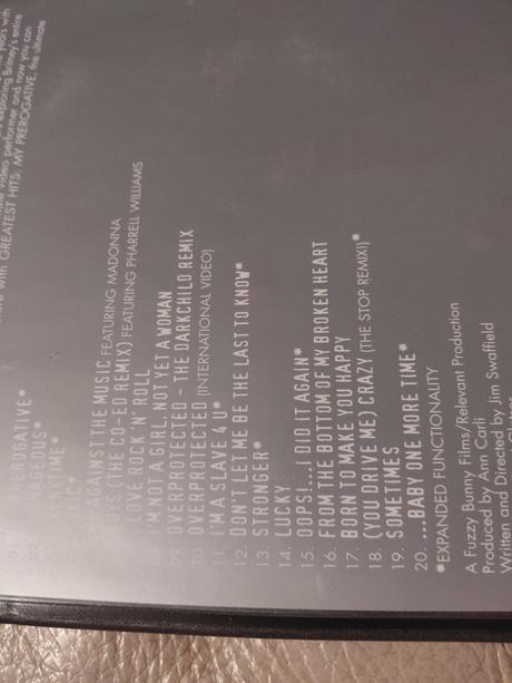 Dvd - koncert britney spears,