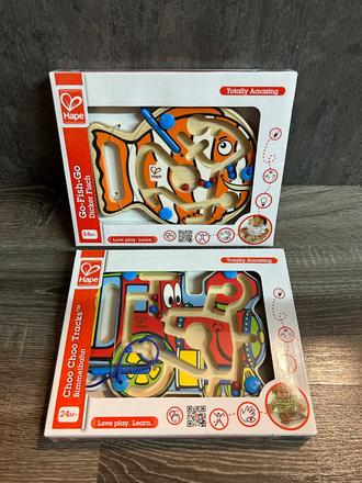 Hape drevene hracky na motoriku, 