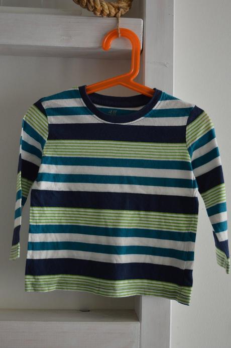 Pásikavé tričko, h&m,92