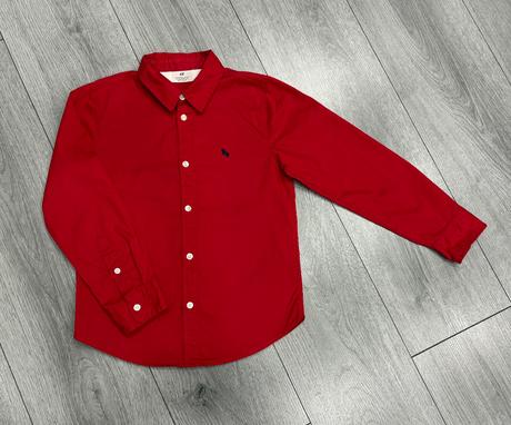 Červená košeľa veľ. 122, h&m,122