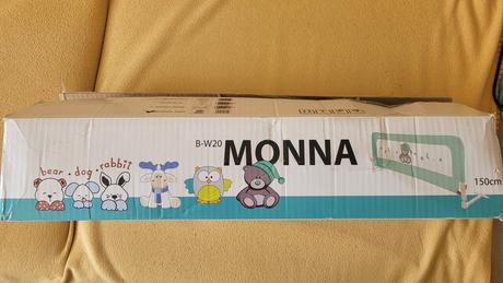 Detská zábrana na posteľ monna-150 cm-super stav, šírka (cm): 40,dĺžka (cm): 150