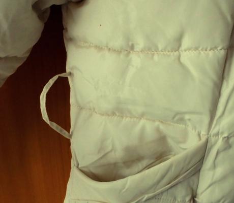 Dlhá maslovo biela vetrovka, v. xl/xxl, 38 / 40 / l / xl