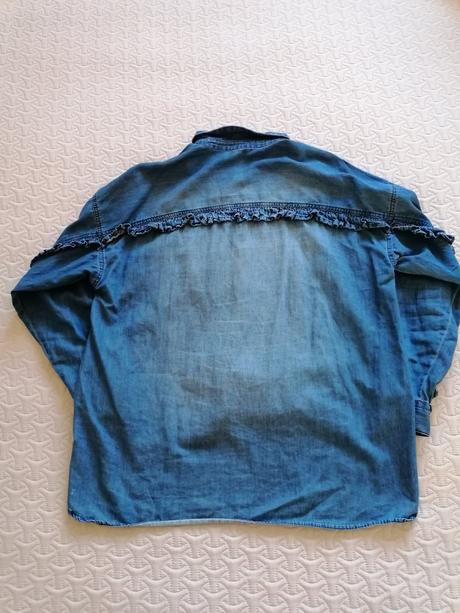 Dievčenská riflová košeľa, s