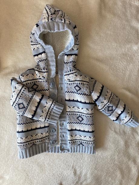 Mikina / teplý svetrik (bundička), dirkje,74