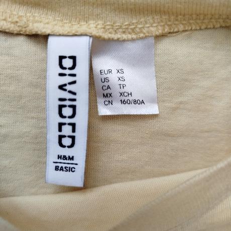 Tričká 5ks - širšie crop top, h&m,s