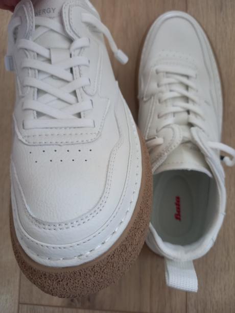 Unisex biele tenisky, baťa,37