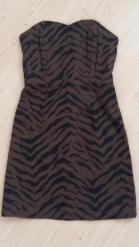 Šaty so vzorom leoparda, amisu,36