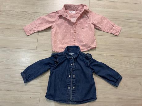 Košieľky 2ks, fox & bunny,68