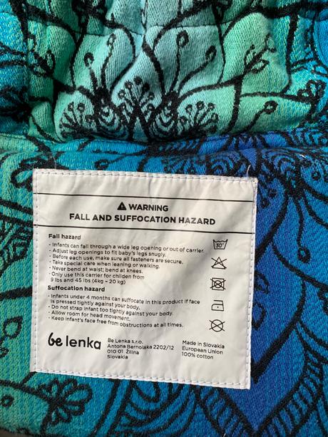 Belenka nosic od 3m-3r, be lenka