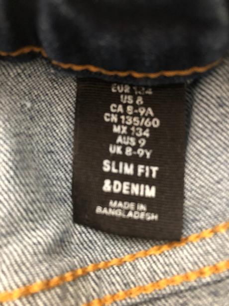 Chlapčenské džínsy 134, denim,134