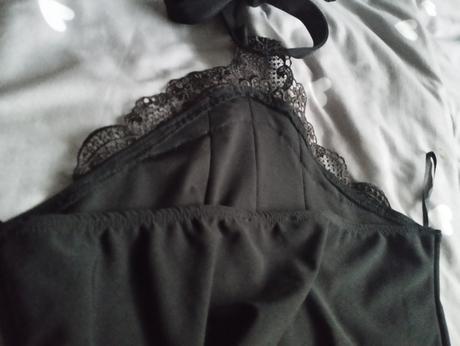 Čierny sviatočný top xs/s, xs