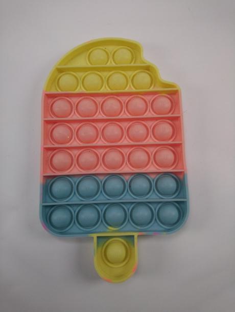 Pop it dúhový nanuk, 10,5 x 17,5 cm,