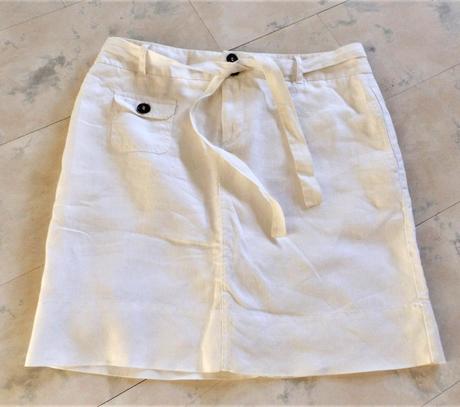 Letná ľanová sukňa m/l, m