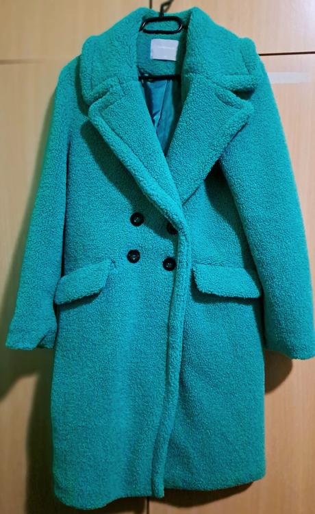 Tyrkyzovy barancekovy kozuch, fishbone,s