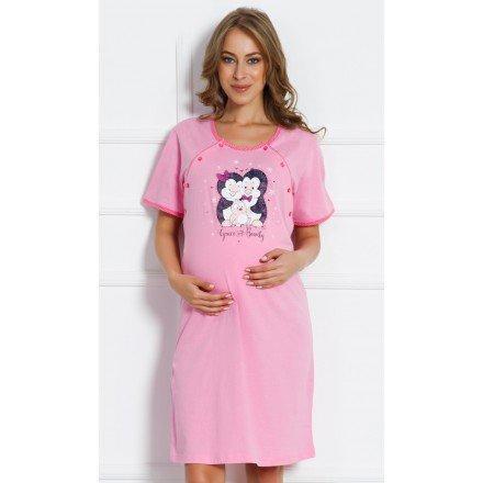 Materská nočná košeľa na kojenie do pôrodnice, 36 - xxl