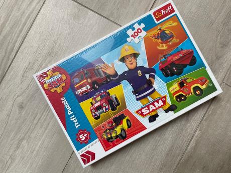 Puzzle 100 dielikov požarnik sam, 