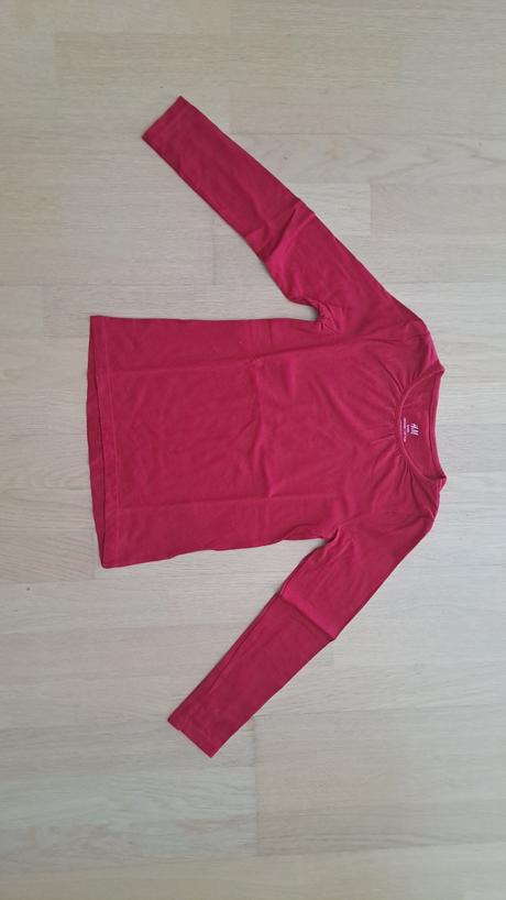 Červené tričko, h&m,128
