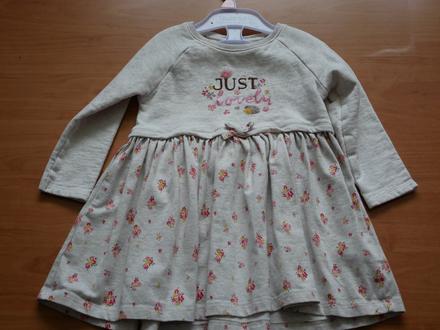 Hrubšie bavlnené šaty, f&f,86