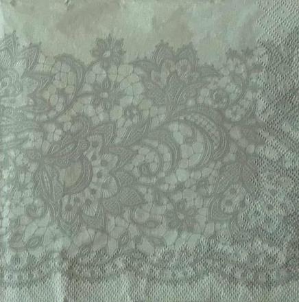 Servítka strieborné ornamenty 10ks, 