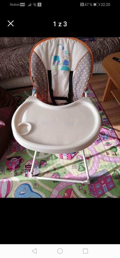 Stolička na kŕmenie, hauck