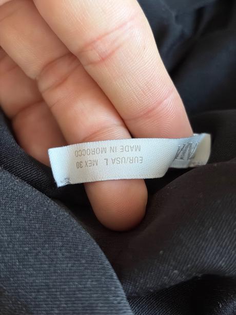 Zara elegantny cierny korzet so zipsom l, zara,l