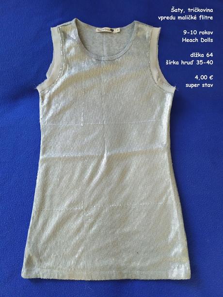 Príležitostné šaty s flitrami, 140