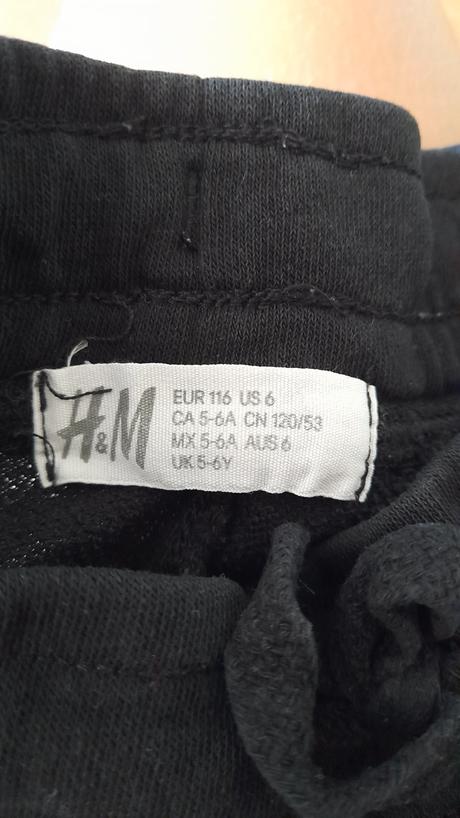 Slim teplaky, h&m,116