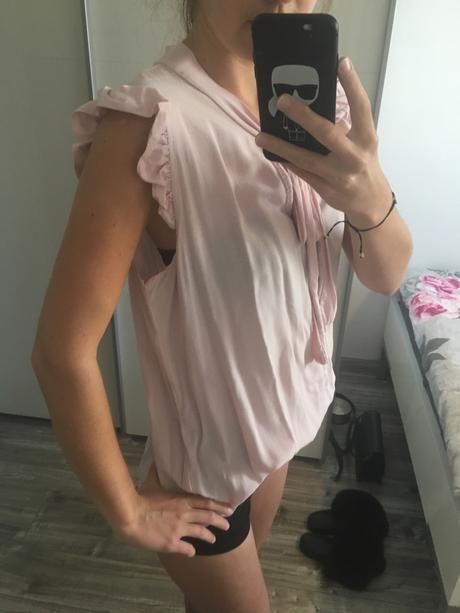 Letná blúzka s mašľou, s