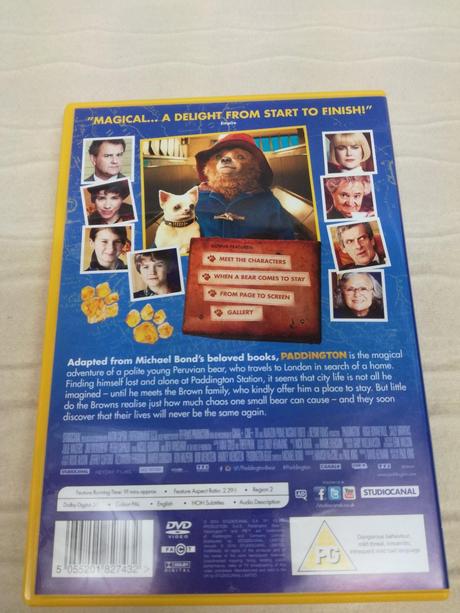 Dvd paddington v anglictine,