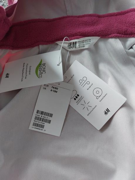 Bunda do dazda a vetra 74/80, h&m,74