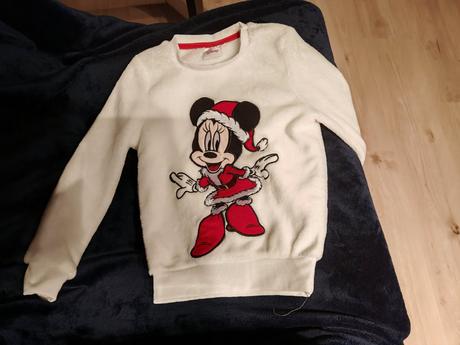 Teplá makkucka mikina minnie 110/116, 110