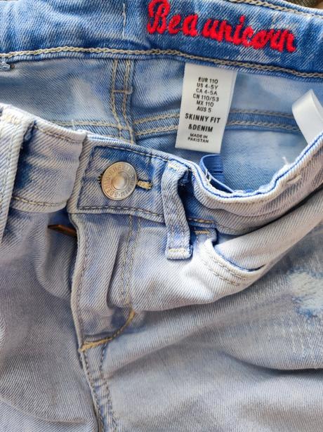 Skinny džínsy, h&m,110