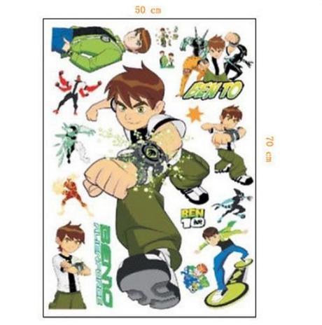 3d nálepka na stenu ben 10,