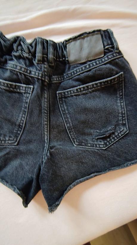 Riflové šortky, zara,158