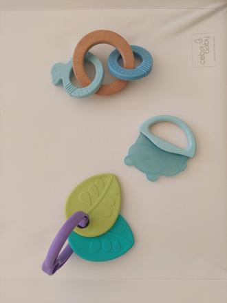 Silikónové a gumené hryzadlá,