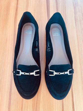 Čierne mokasíny, 37, f&f, f&f,37