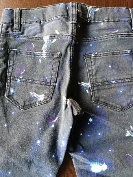 Rifle s potlačou vesmíru, h&m,98